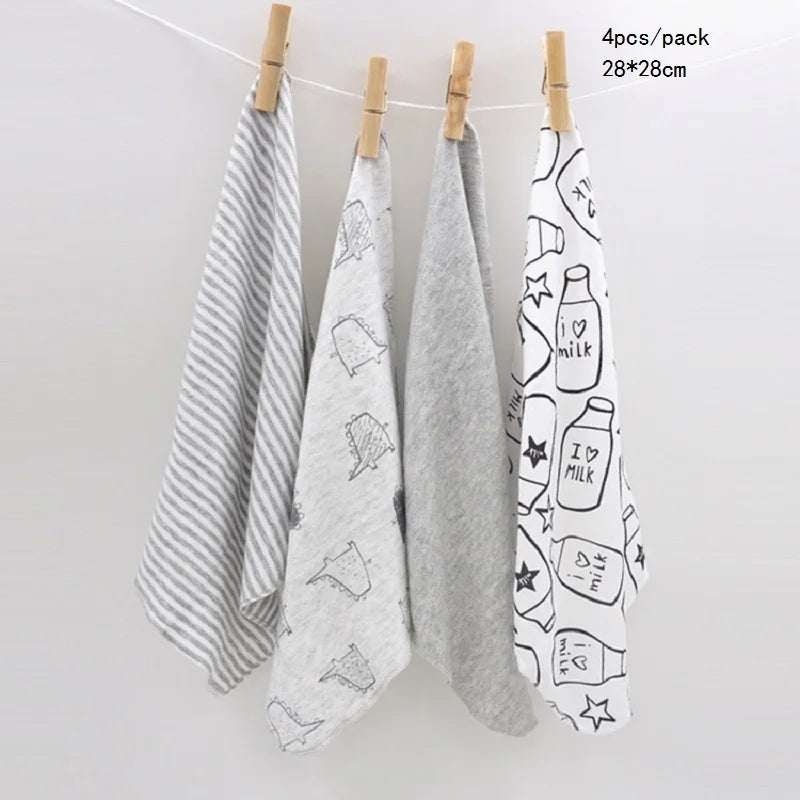 100% Cotton Newborn Baby Towels Saliva Towel Nursing Towel Baby Boys Girls Bebe Toalha Washcloth Handkerchief Dropshipping KF011