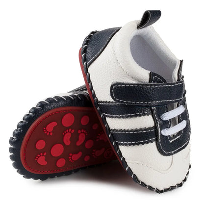 Baby Shoes Boy Girl Shoes Flower Newbron Toddler Infant PU Bowknot Princess Non-slip Rubber Soft Soled Shoes First Walkers
