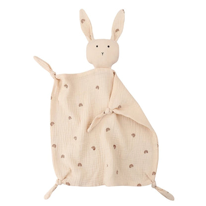 Baby Towel Cotton Stuffed Toys Cartoon Cute Rabbit Towels Soothe Appease Newborn Soft Comforting Sleeping Toy Gift P31B
