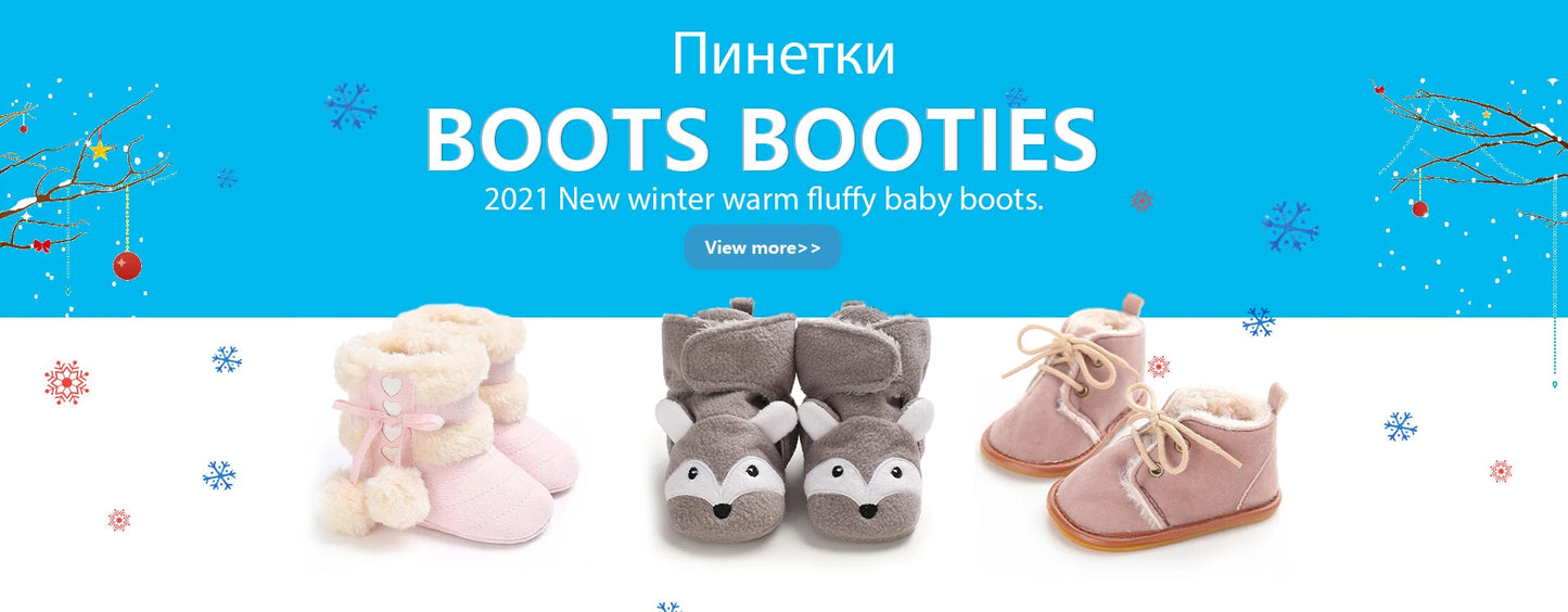 Baby Shoes Boy Girl Shoes Flower Newbron Toddler Infant PU Bowknot Princess Non-slip Rubber Soft Soled Shoes First Walkers