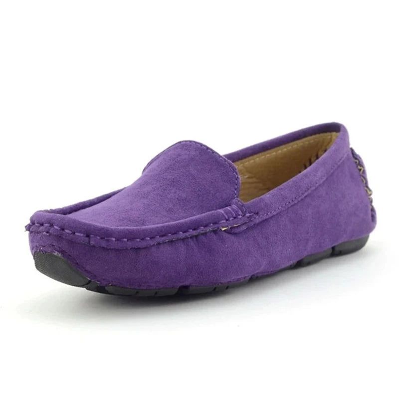 Hot Fashion Kids Shoes For Boys Girls Children Leather Shoes Classical Loafers Baby Toddler Boat Shoes Flat
