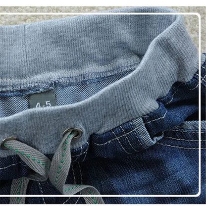 Kids Boys Jeans Fashion Brand Design 100% Cotton Children Denim Trousers Pants For Boy 2-10 Years Wear DWQ100