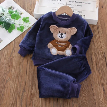 Newborn Baby Boys Clothes 2023 Autumn Baby Girls Clothes Hoodie+Pant Outfit Kids Costume Suit Infant Clothing For Baby Warm Sets