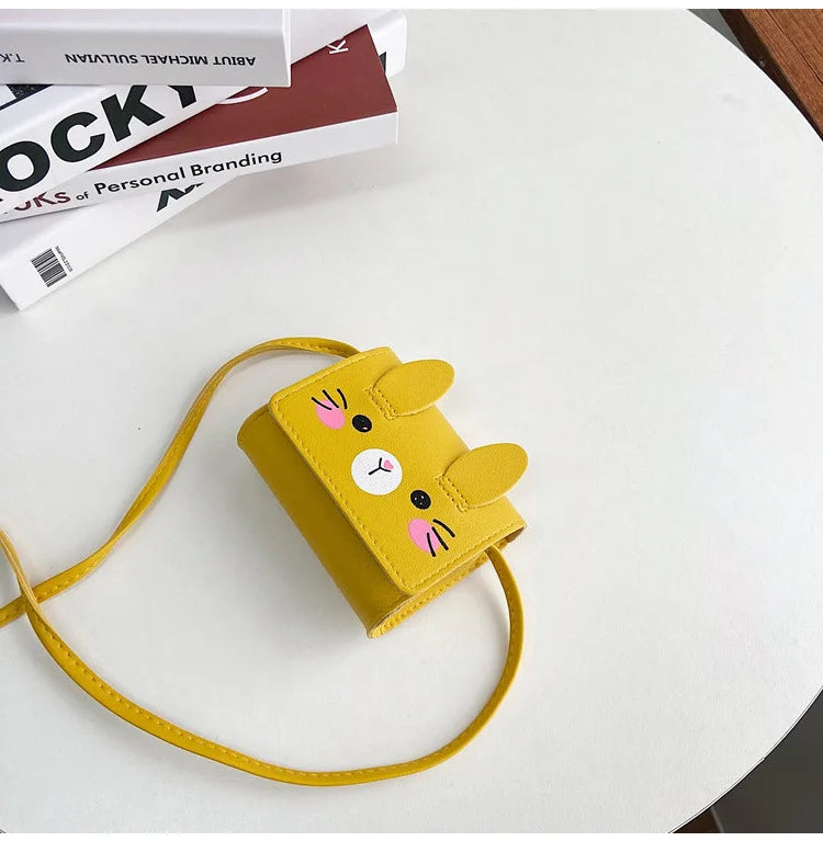 Children's Accessories Small Shoulder Bag Cute Rabbit BabyGirls Small Crossbody Bags Cartoon Kids Boys Mini Coin Purse Handbags