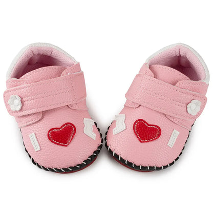 Baby Shoes Boy Girl Shoes Flower Newbron Toddler Infant PU Bowknot Princess Non-slip Rubber Soft Soled Shoes First Walkers