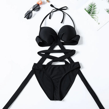Women's Color Block Bikini Swimwear