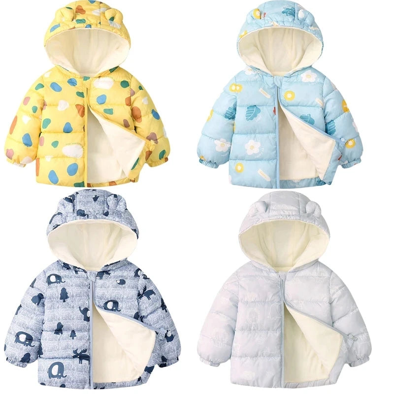 Girls Warm Pajama Clothing Sets Autumn Winter Kids Plus Velvets Suits Teen Boys Fashion Print Pullover+Pants 2Pcs Outfits 1-14 Y