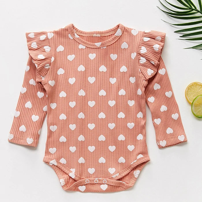 Baby Girl Romper Long Sleeve Clothes For Girls Lace Newborn Baby Rompers For Girls Jumpsuit 100% Cotton Baby Boys Romper