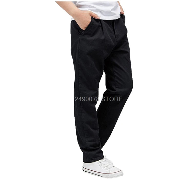 Trousers For Boys 100% Cotton Formal School Performance Suit Pants Brand Kids Wedding Party Trousers Menino Sports Pants 4-16Y