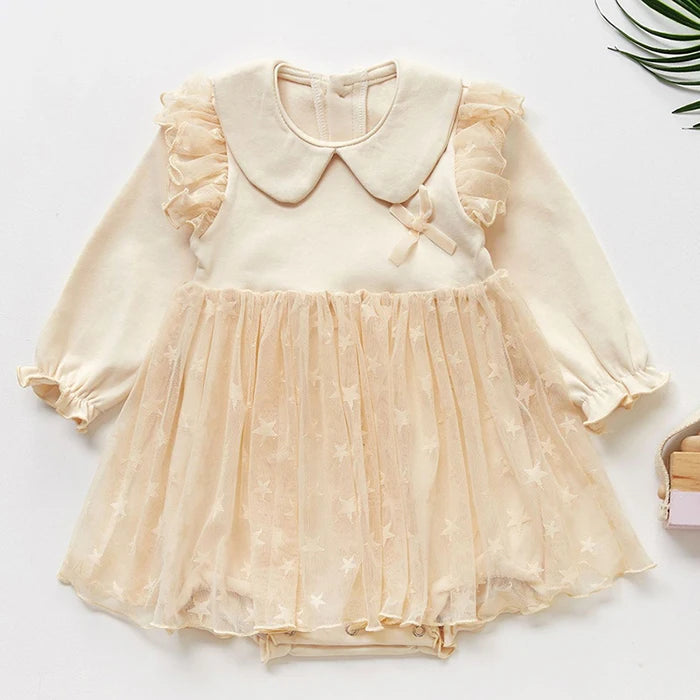 Baby Girl Romper Long Sleeve Clothes For Girls Lace Newborn Baby Rompers For Girls Jumpsuit 100% Cotton Baby Boys Romper