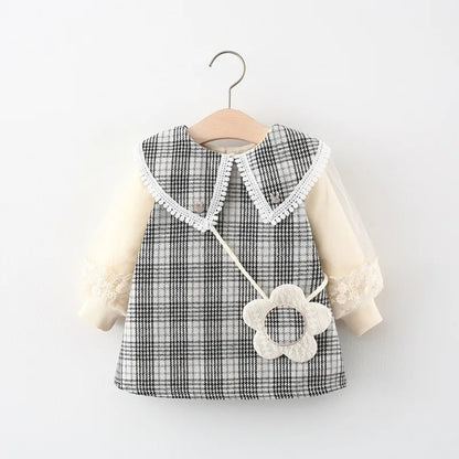 2021 new born baby girl clothes spring fall dress costume for infant  baby clothing girls 1 year birthday princess dresses dress