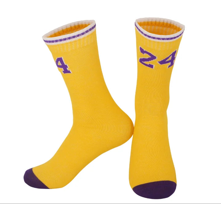 infant Kids boys children Super Star number Basketball Socks Sports training Socks Non-slip Skateboard soccer running Socks