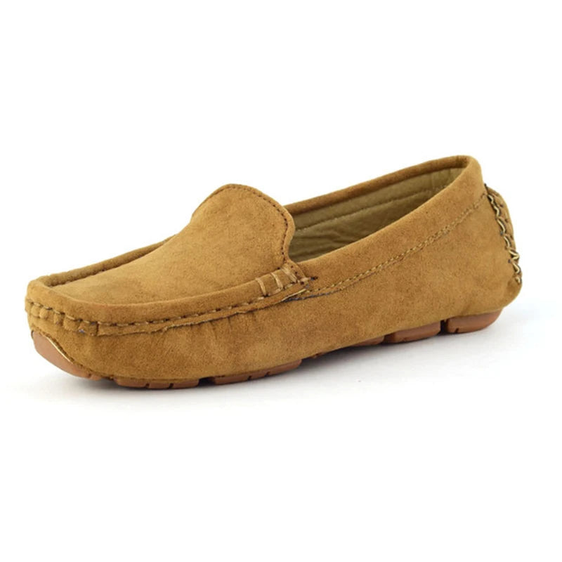 Hot Fashion Kids Shoes For Boys Girls Children Leather Shoes Classical Loafers Baby Toddler Boat Shoes Flat