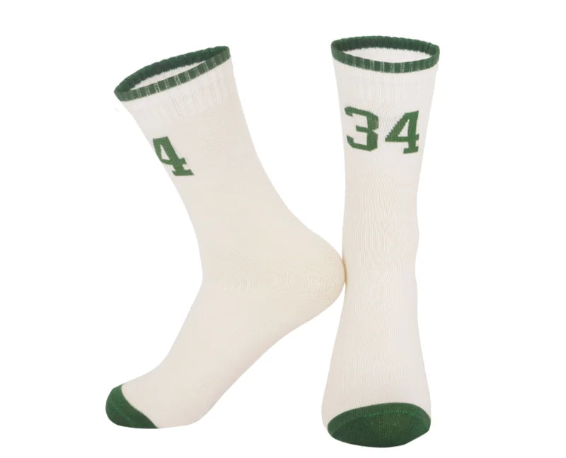 infant Kids boys children Super Star number Basketball Socks Sports training Socks Non-slip Skateboard soccer running Socks