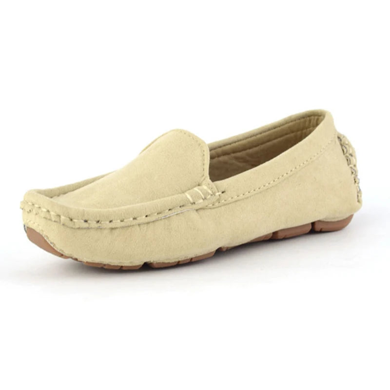 Hot Fashion Kids Shoes For Boys Girls Children Leather Shoes Classical Loafers Baby Toddler Boat Shoes Flat