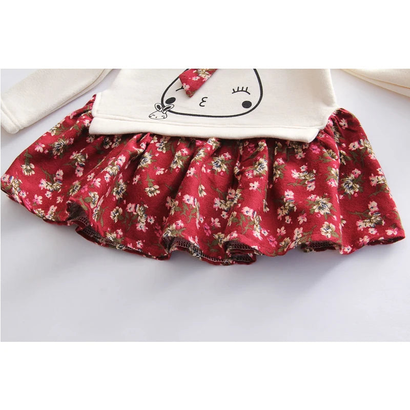 Baby girl Dresses Spring Girls Clothes Princess Dress Flower Dress For Girl Cute Infant toddler Fashion Baby Girl Clothes 18M-6Y
