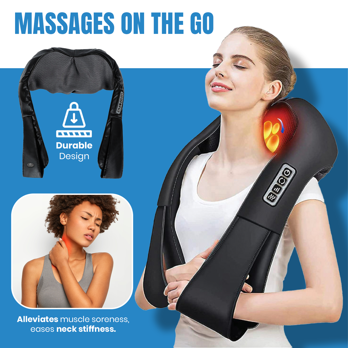 Relax & Recover: Pursonic 3D Shiatsu Electric Massager Series