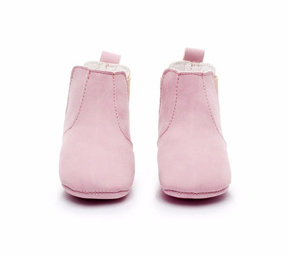 Toddler Baby Boy Girl Shoes 0-24M Infant First Walkers Moccasins Soft PU Ankle Boots Newborn Footwear Bebe Crib Shoes