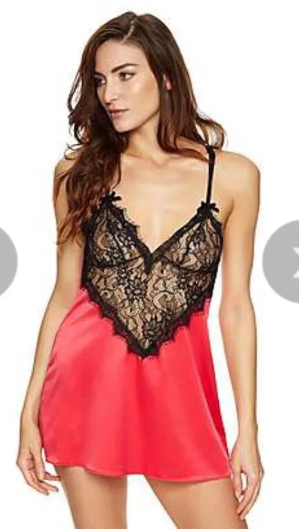 Sexy red lingerie underwear women hot erotic for body sexy lace tassel deep V lotion hang neck backless dress sexy nightwear