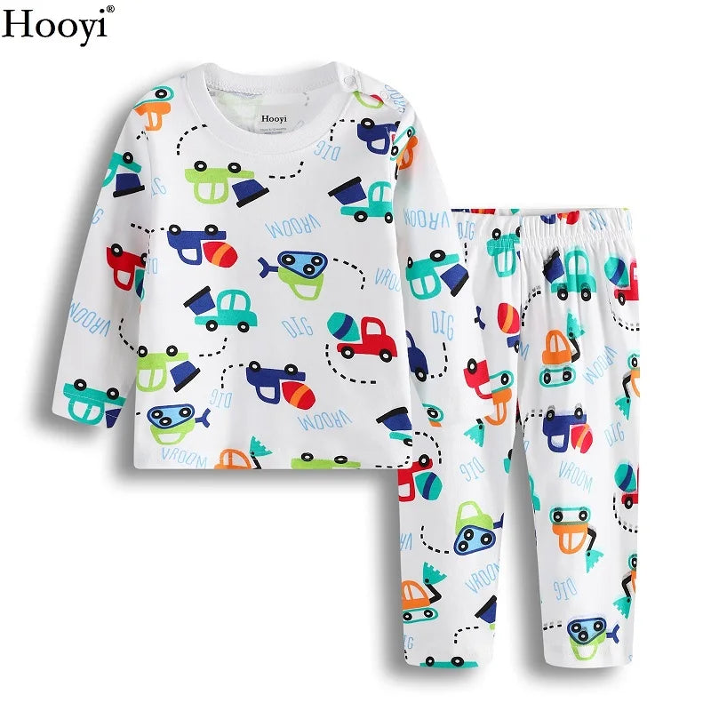 Princess Frog Baby Girl Sleepwear Suits Infant Pajamas Pink 100% Cotton Newborn Sleep Sets Children Clothes At Home 3-24Month