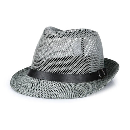 Men's summer sun hat, middle-aged and elderly, spring and summer fashion sun hat, top hat, outdoor straw hat