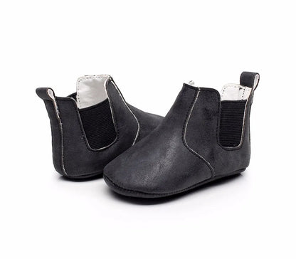 Toddler Baby Boy Girl Shoes 0-24M Infant First Walkers Moccasins Soft PU Ankle Boots Newborn Footwear Bebe Crib Shoes