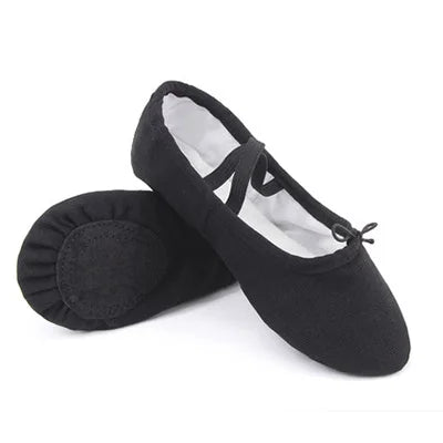 Ballet Shoes Canvas for Girls Kid Dance Slippers Split Sole Gymnastics Yoga Dancing Shoes for Kids Ballerina Ballet Flat Shoes