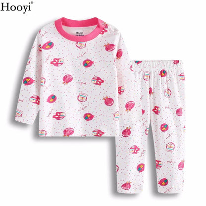Princess Frog Baby Girl Sleepwear Suits Infant Pajamas Pink 100% Cotton Newborn Sleep Sets Children Clothes At Home 3-24Month