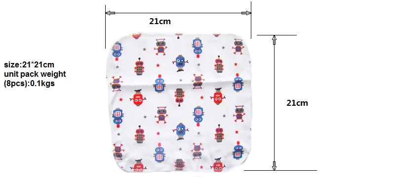 100% Cotton Newborn Baby Towels Saliva Towel Nursing Towel Baby Boys Girls Bebe Toalha Washcloth Handkerchief Dropshipping KF011