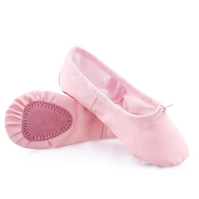 Ballet Shoes Canvas for Girls Kid Dance Slippers Split Sole Gymnastics Yoga Dancing Shoes for Kids Ballerina Ballet Flat Shoes