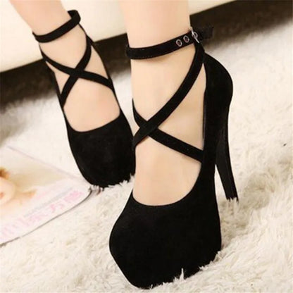 High Heels for Women ELEGANT Sweet Fashion British Style Slip-On 12CM Thin Heels Pointed Toe Office Career Women Shoes Gold 46