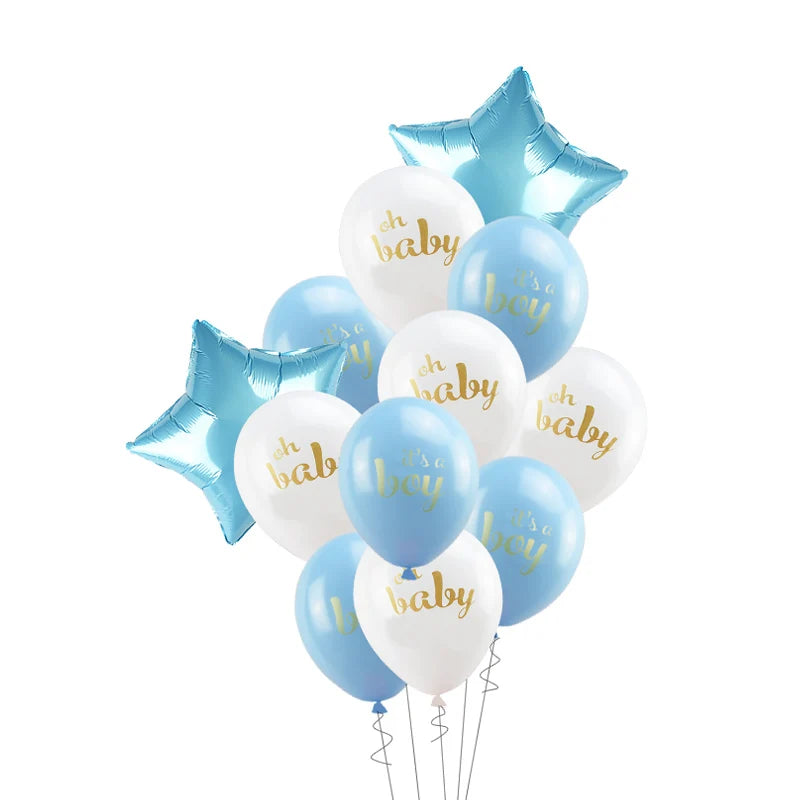Baby Shower Boy Girl Decorations Set It's a Boy It's a Girl oh baby Balloons Gender Reveal Kids Birthday Party Baby Shower Gifts