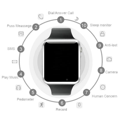 Famous Hot Selling Unisex Smart Watch For Men and Woman With Bluetooth SIM Telephone Card Watch Support Android and IOS Sistems