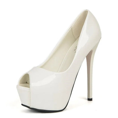 High Heels for Women ELEGANT Sweet Fashion British Style Slip-On 12CM Thin Heels Pointed Toe Office Career Women Shoes Gold 46