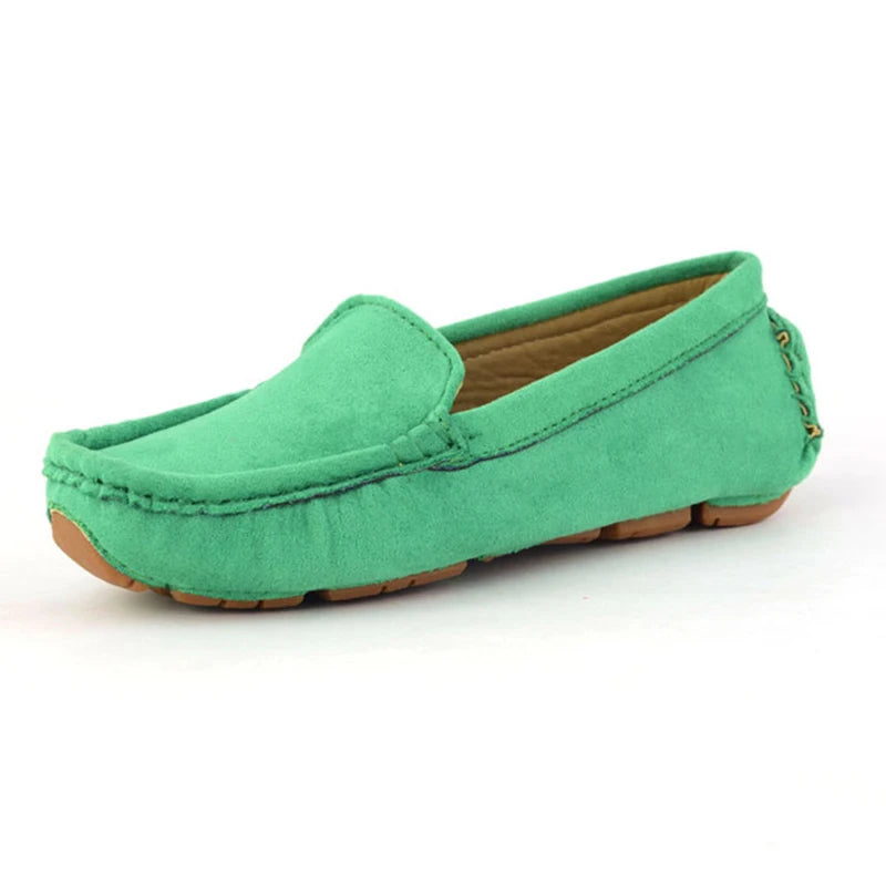 Hot Fashion Kids Shoes For Boys Girls Children Leather Shoes Classical Loafers Baby Toddler Boat Shoes Flat