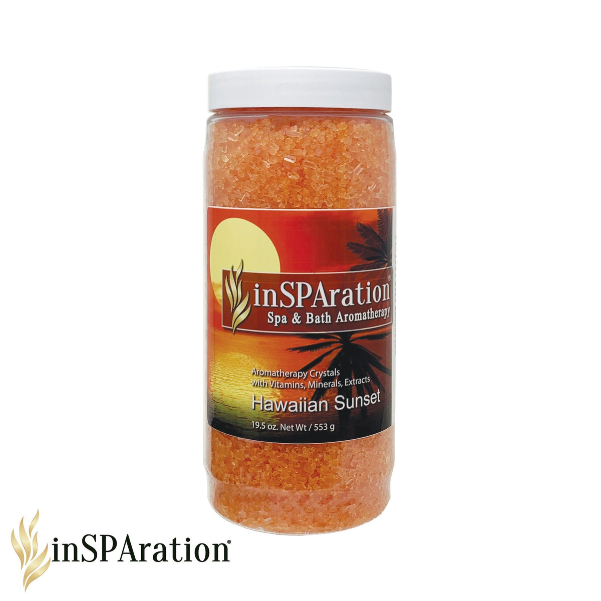 19oz inSPAration Rx Crystals – Epsom Salt for Hot Tub, Muscle Relaxing & Stress Relief Bath Salts, Spa Crystals for Hot Tubs