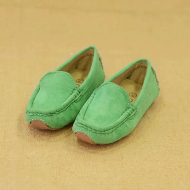 Hot Fashion Kids Shoes For Boys Girls Children Leather Shoes Classical Loafers Baby Toddler Boat Shoes Flat