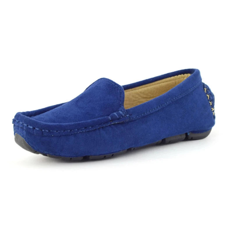 Hot Fashion Kids Shoes For Boys Girls Children Leather Shoes Classical Loafers Baby Toddler Boat Shoes Flat