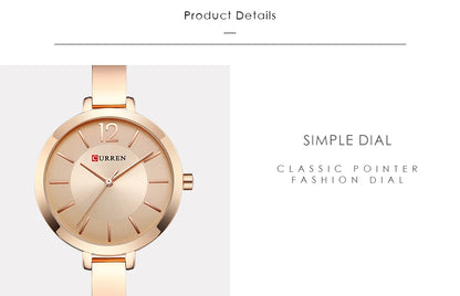 Women Watches Top Brand Luxury CURREN 9012 Quartz Women Watches Casual Fashion Ladies Wrist Watch Lady Clock relogio feminino