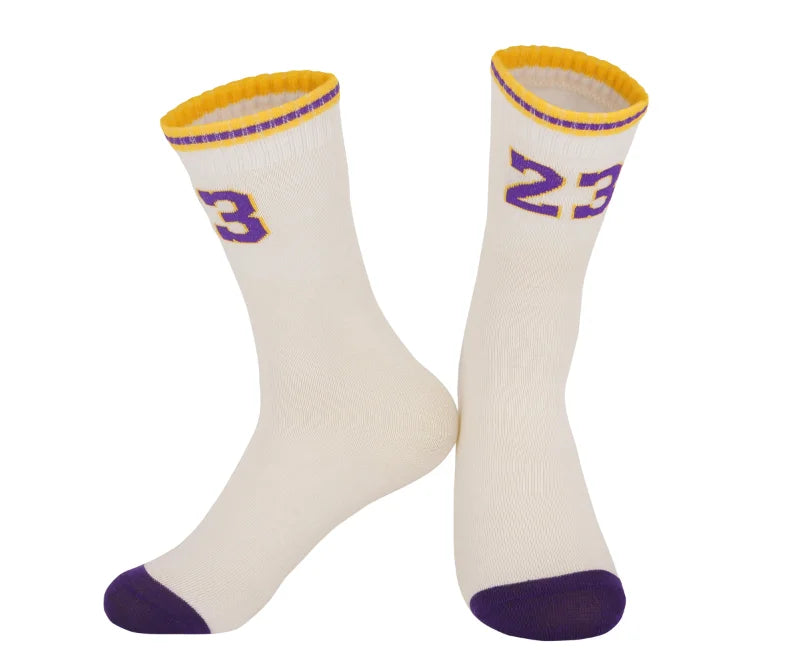 infant Kids boys children Super Star number Basketball Socks Sports training Socks Non-slip Skateboard soccer running Socks