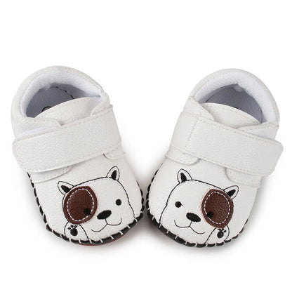 Baby Shoes Boy Girl Shoes Flower Newbron Toddler Infant PU Bowknot Princess Non-slip Rubber Soft Soled Shoes First Walkers