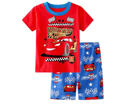 Kids pyjamas children sleepwear baby set boys girls cars pijamas cotton nightwear clothes kids clothing pajamas sets