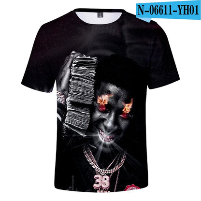 YoungBoy Never Broke Again 3D T Shirt Men Women Hip Pop Streetwear Casual Short Sleeve Cool Tshirt Funny Tees Top Couple Clothes