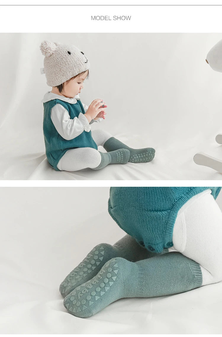 Toddler Socks Newborn Baby Comfortable Prewalker Thick Winter Kids Terry Cotton Girl Autumn Skidproof Sole Infant Boy Sock 0-3T