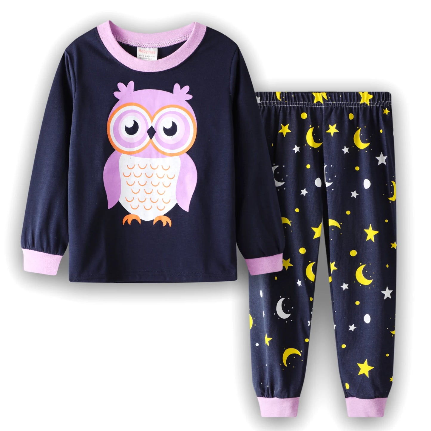 Kid Pajamas Set Baby Boy Clothes Girl Sleepwear Nightwear Children Santa Claus Christmas Pyjamas Cotton Clothing Set 2-7T