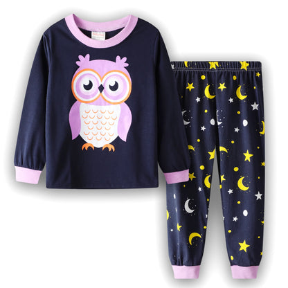Kid Pajamas Set Baby Boy Clothes Girl Sleepwear Nightwear Children Santa Claus Christmas Pyjamas Cotton Clothing Set 2-7T