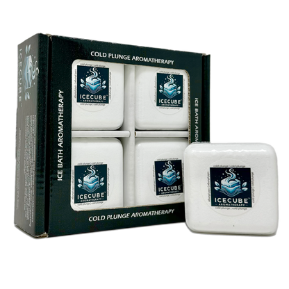 IceCube - Cold Plunge Safe  Fizzing Cubes Aromatherapy  (4 Pack)