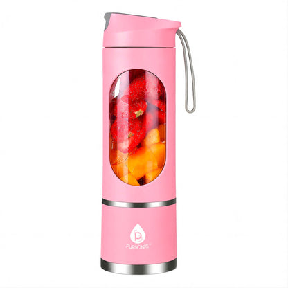 Pursonic USB Portable Juicer & Blender Cup – On-the-Go 12-Blade Smoothie Maker with 3-Speed Motor & USB-C Fast Charging