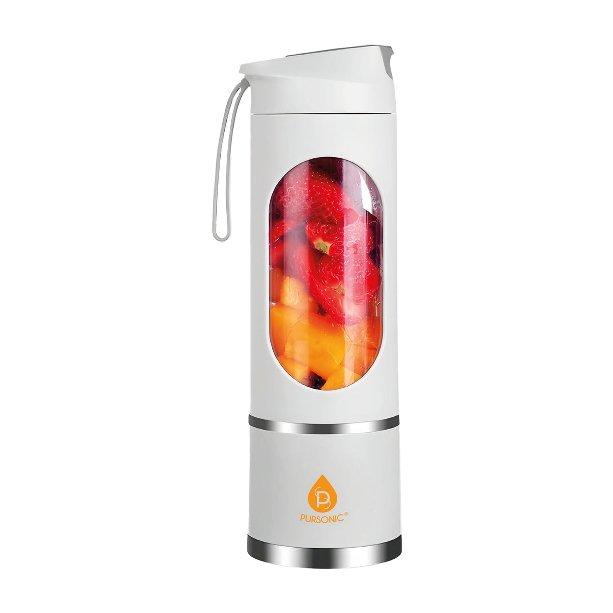 Pursonic USB Portable Juicer & Blender Cup – On-the-Go 12-Blade Smoothie Maker with 3-Speed Motor & USB-C Fast Charging