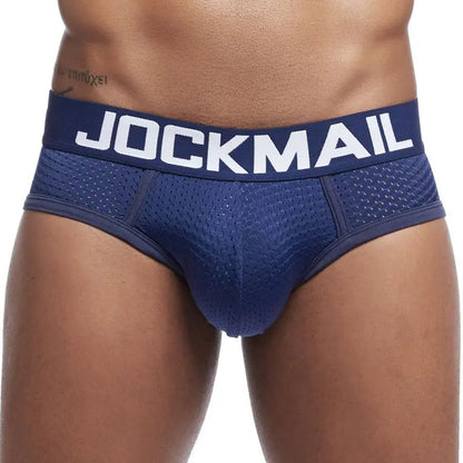 Jockmail Solid Mesh Briefs